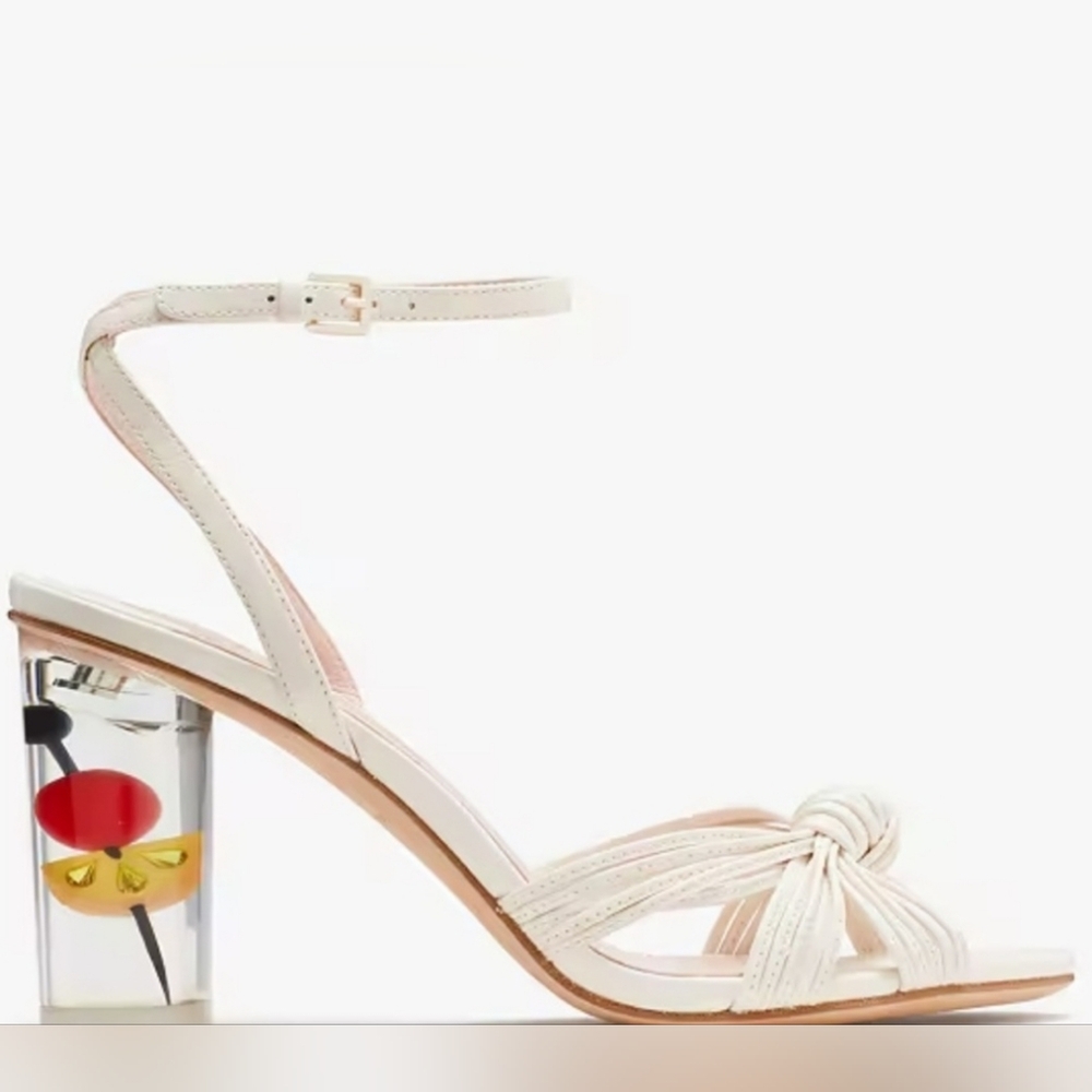 Kate Spade Gold Knotted Heels